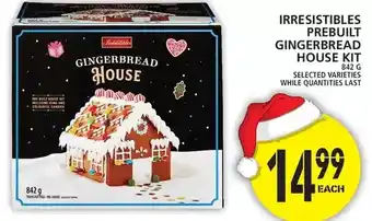 Food Basics Irresistibles prebuitl gingerbread house kit offer
