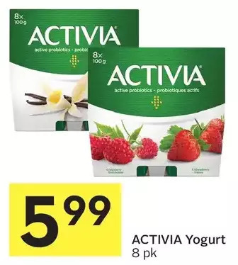 Foodland Activia yogurt offer