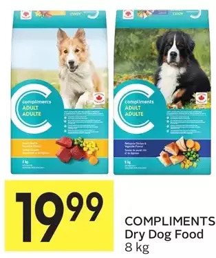 Foodland Compliments dry dog food offer