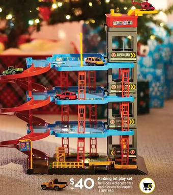 Giant Tiger Parking lot play set offer