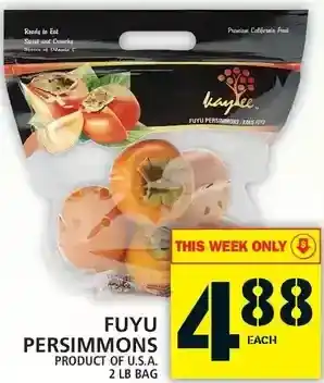 Food Basics Fuyu persimmons offer