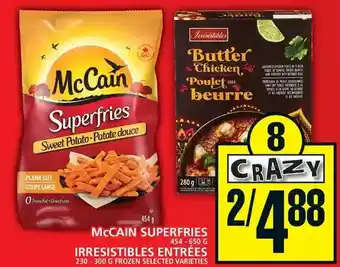 Food Basics Mccain superfries | irresistibles entrees offer