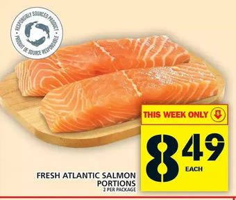 Food Basics Fresh atlantic salmon portions offer