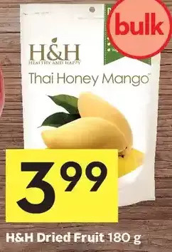 Foodland H&h dried fruit offer