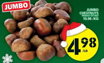 Food Basics Jumbo chestnuts offer