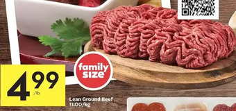 Foodland Lean ground beef offer