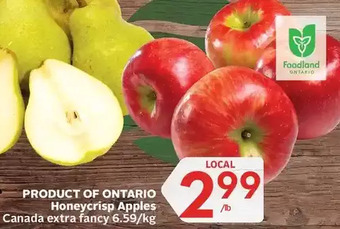 Foodland Honeycrisp apples offer