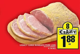 Food Basics Legacy cured boneless pork loin offer