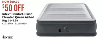 Cabela's Intex comfort-plush elevated queen airbed offer