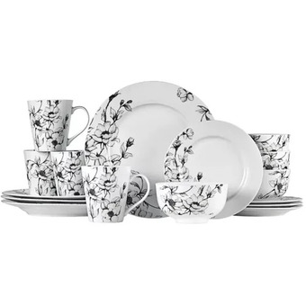 Canadian Tire 16-pc wild rose dinnerware set offer