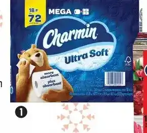 Canadian Tire Charmin 18=72 rolls bathroom tissue offer