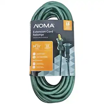 Canadian Tire Noma 24' outdoor extension cord. green offer