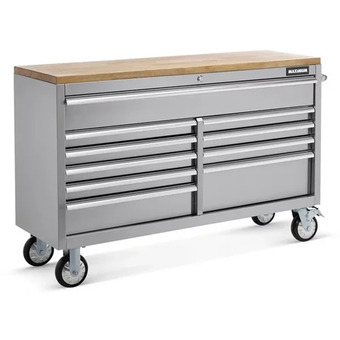Canadian Tire 56" 10-drawer cabinet with butcher-block top offer