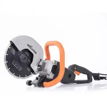 Canadian Tire Evolution concrete saw with diamond blade offer