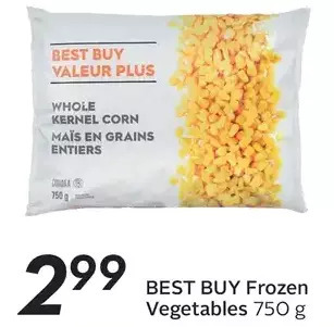 Sobeys Best buy frozen vegetables offer