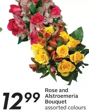 Sobeys Rose and alstroemeria bouquet offer