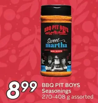 Sobeys Bbq pit boys seasonings offer