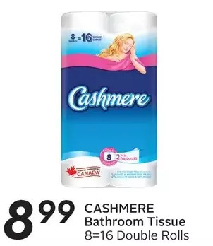 Sobeys Cashmere bathroom tissue offer