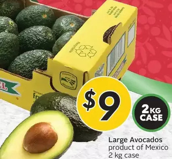 Sobeys Large avocados offer