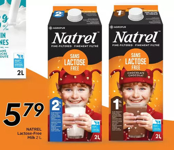 Sobeys Natrel lactose-free milk offer