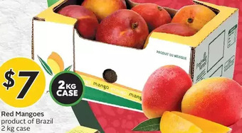 Sobeys Red mangoes offer
