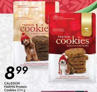 Sobeys Caledon farms protein cookies offer