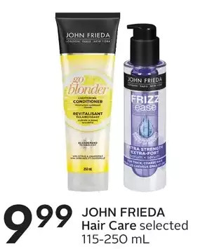 Sobeys John frieda hair care offer