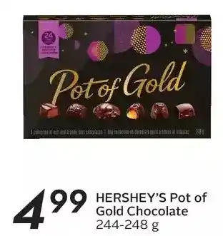 Sobeys Hershey's pot of gold chocolate offer
