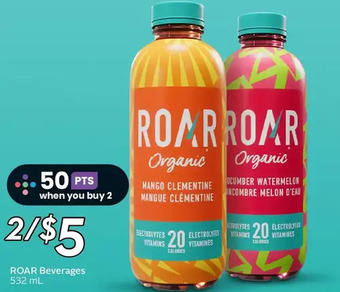 Sobeys Roar beverages offer