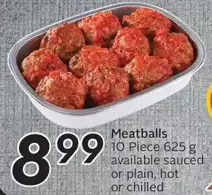 Sobeys Meatballs offer