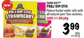 Farm Boy Farm boy pb&j dip-stix offer