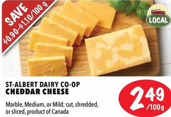Farm Boy St-albert dairy co-op cheddar cheese offer