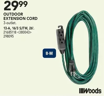 RONA Woods outdoor extension cord offer
