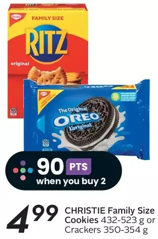 Sobeys Christie family size cookies offer