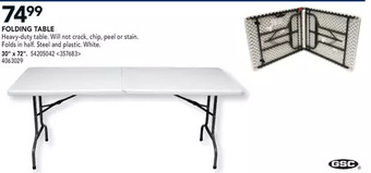 RONA Gsc folding table offer