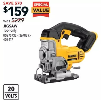 RONA Dewalt jigsaw offer