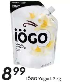 Sobeys Iogo yogurt offer