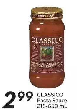 Sobeys Classico pasta sauce offer