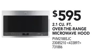 RONA 2.1 cu. ft. over-the-range microwave hood offer