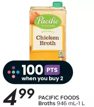 Sobeys Pacific foods broths offer