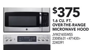 RONA 1.6 cu. ft. over-the-range microwave hood offer