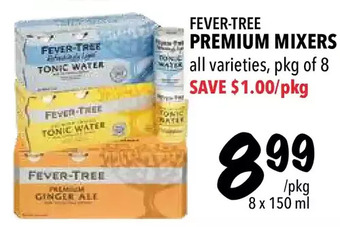 Farm Boy Fever-tree premium mixers offer