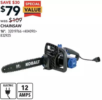 RONA Chainsaw offer