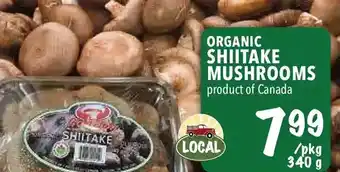 Farm Boy Organi shiitake mushrooms offer