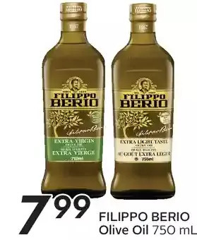 Sobeys Filippo berio olive oil offer