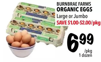 Farm Boy Burnbrae farms organic eggs offer