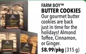Farm Boy Farm boy butter cookies offer