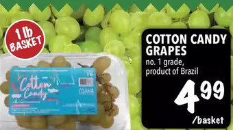 Farm Boy Cotton candy grapes offer
