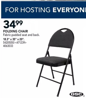 RONA Gsc folding chair offer