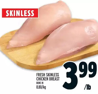 Metro Fresh skinless chicken breast offer